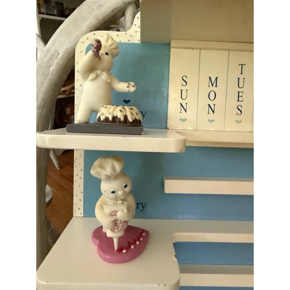 Danbury Mint Pillsbury Doughboy Calendar Complete All Figurines Tiles 1997